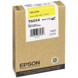 Cartus de cerneala original Epson T6054 Yellow (C13T605400) pentru Stylus Pro 4800 4880