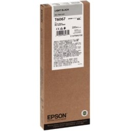 Cartus de cerneala original Epson T6067 Light Black (C13T606700) pentru Stylus Pro 4800 4880