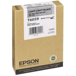 Cartus de cerneala original Epson T6059 LightLightBlack (C13T605900) pentru Stylus Pro 4800 4880