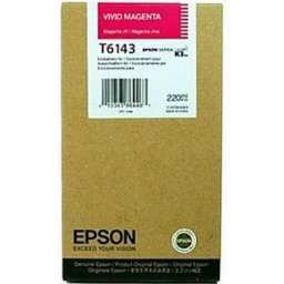 Cartus de cerneala original Epson T6143 Magenta (C13T614300) pentru Stylus Pro 4450