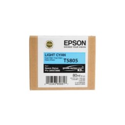 Cartus de cerneala original Epson T5805 Light Cyan (C13T580500) pentru Stylus Pro 3800 3880