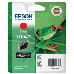 Cartus de cerneala original Epson T0547 Red (C13T054740) pentru Stylus Photo R1800 R800