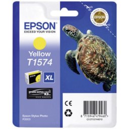 Cartus de cerneala original Epson T1574 Yellow (C13T157440) pentru Stylus Photo R3000