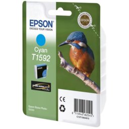 Cartus de cerneala original Epson T1592 Cyan (C13T159240) pentru Stylus Photo R2000