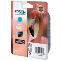 Cartus de cerneala original Epson T0872 Cyan (C13T08724010) pentru Stylus Photo R1900