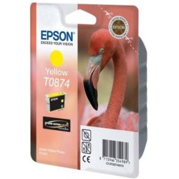 Cartus de cerneala original Epson T0874 Yellow (C13T087440) pentru Stylus Photo R1900