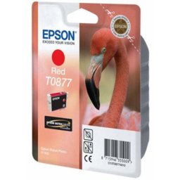 Cartus de cerneala original Epson T0877 Red (C13T087740) pentru Stylus Photo R1900