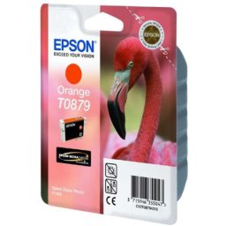 Cartus de cerneala original Epson T0879 Orange (C13T087940) pentru Stylus Photo R1900