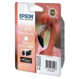 Cartus de cerneala original Epson T0870 Gloss Optimiser (C13T087040) pentru Stylus Photo R1900