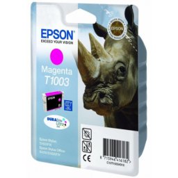Cartus de cerneala original Epson T1003 Magenta (C13T100340) pentru Stylus Office B1100 BX310FN B40W BX600FW BX610FW SX600FW SX610FW SX510 SX515W