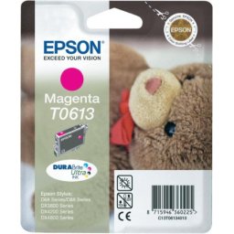Cartus de cerneala original Epson T0613 Magenta (C13T06134010) pentru Stylus D68 Photo Edition D88 DX3800 DX3850 DX4200 DX4250 DX4800 DX4850
