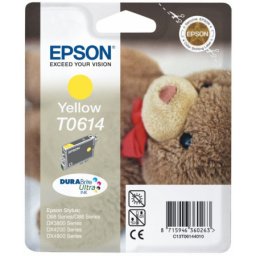 Cartus de cerneala original Epson T0614 Yellow (C13T06144010) pentru Stylus D68 Photo Edition D88 DX3800 DX3850 DX4200 DX4250 DX4800 DX4850