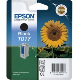 Cartus de cerneala original Epson T017 Black (C13T01740110) pentru Stylus Color 1000 ICS 1000ICS 680 685 777 777i