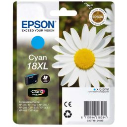 Cartus de cerneala original Epson 18XL Cyan (C13T18124010) pentru MUFC Limited Edition Expression Home XP 30 102 202 205 212 215 225 302 305 312 315 322 325 402 405 412