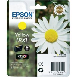 Cartus de cerneala original Epson 18XL Yellow (C13T18144010) pentru MUFC Limited Edition Expression Home XP 30 102 202 205 212 215 225 302 305 312 315 322 325 402 405 412