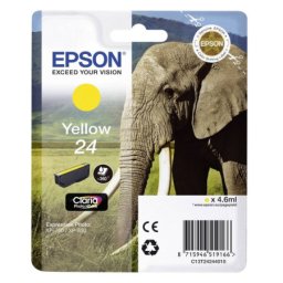 Cartus de cerneala original Epson 24 Yellow (C13T24244010) pentru Expression Photo XP 55 750 760 850 860 950 960 970