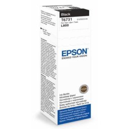 Flacon cerneala original Epson T6731 Black (C13T67314A) pentru EcoTank L1800 L800 L805 L810 L850