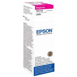 Flacon cerneala original Epson T6733 Magenta (C13T67334A) pentru EcoTank L1800 L800 L805 L810 L850