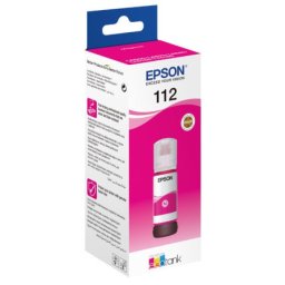 Flacon cerneala original Epson 112 Magenta (C13T06C34A) pentru EcoTank L11160 L15150 L15160 L15180 L6460 L6490 L6550 L6570 L6580