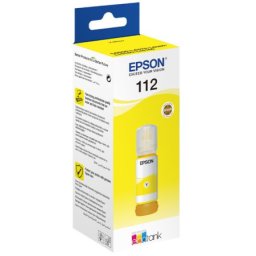 Flacon cerneala original Epson 112 Yellow (C13T06C44A) pentru EcoTank L11160 L15150 L15160 L15180 L6460 L6490 L6550 L6570 L6580