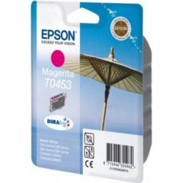 Cartus de cerneala original Epson T0453 Magenta (C13T04534010) pentru Stylus CX3600 CX3650 C64 C66 C84 C86 CX6400 CX6600