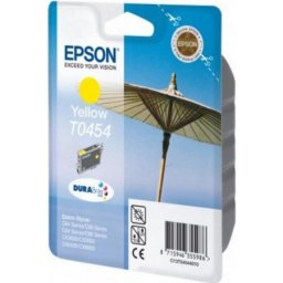 Cartus de cerneala original Epson T0454 Yellow (C13T04544010) pentru Stylus CX3600 CX3650 C64 C66 C84 C86 CX6400 CX6600