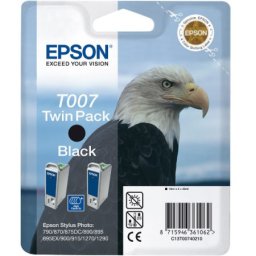 Set cartuse de cerneala originale Epson T0074 Black Multipack (C13T00740210) pentru Stylus Photo 1270 1290 900 780 785EPX 790 825 870 LE Special Edition 875 875DC 875DCS 890 895 895EX 915