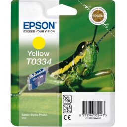 Cartus de cerneala original Epson T0334 Yellow (C13T03344010) pentru Stylus Photo 950