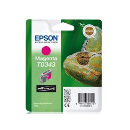 Cartus de cerneala original Epson T0343 Magenta (C13T03434010) pentru Stylus Photo 2100