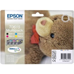 Set cartuse de cerneala originale Epson T0615 Multipack (C13T06154010) pentru Stylus D68 Photo Edition D88 DX3800 DX3850 DX4200 DX4250 DX4800 DX4850
