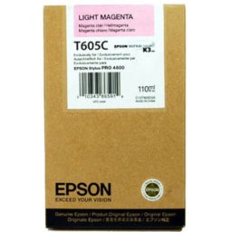 Cartus de cerneala original Epson T605C LightMagenta (C13T605C00) pentru Stylus Pro 4800
