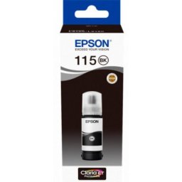 Cartus de cerneala original Epson 115 Black (C13T07C14A) pentru EcoTank L8160 L8180