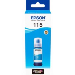Cartus de cerneala original Epson 115 Cyan (C13T07D24A) pentru EcoTank L8160 L8180