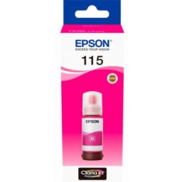 Cartus de cerneala original Epson 115 Magenta (C13T07D34A) pentru EcoTank L8160 L8180