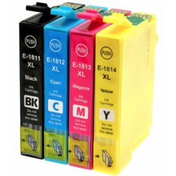 Pachet de cartuse compatibile Epson T181x pentru MUFC Limited Edition Expression Home XP 30 102 202 205 212 215 225 302 305 312 315 322 325 402 405 412