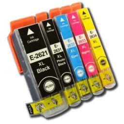 Pachet de cartuse compatibile Epson 26XL T263x pentru Expression Home XP 510 520 600 605 610 615 620 625 700 710 720 800 810 820
