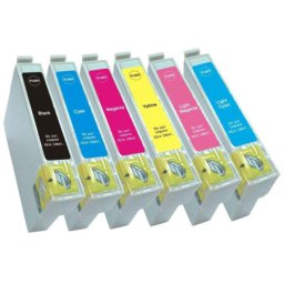 Pachet de cartuse compatibile Epson T048x pentru Stylus Photo R200 R220 R300 R300M R320 R330 R340 R350 RX300 RX320 RX500 RX600 RX620 RX640