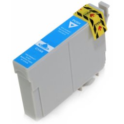 Cartus compatibil Epson T0712 Cyan (C13T07124010) pentru Stylus BX3450 CX4300 D120 Network Edition D5050 D78 D92 DX400 DX4000 DX4050 DX4400 DX4450 DX5000 DX5050 DX6000 DX6050 DX7000F DX7400 DX7450 DX8400 DX8450 DX9400 DX9400F Office BX300F BX310FN S20 S21