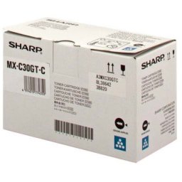 Cartus de toner (6K) Sharp MX-C30GT-C Cyan (MXC30GTC) pentru MX C250F C300P C300W C301W
