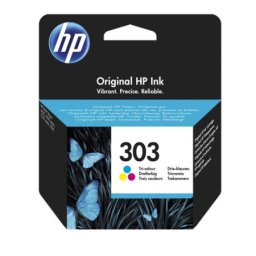 Cartus de cerneala HP 303 Color (T6N01AE, HP303) pentru Envy Photo 6220 Wireless All in One 6230 6232 6234 7130 7134 7830 Tango X