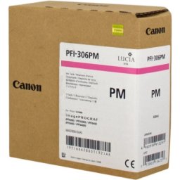 Cartus de cerneala Canon PFI-306PM Photo Magenta (6662B001, PFI306PM) pentru imagePROGRAF iPF8300 iPF8300S iPF8400 iPF8400S iPF8400SE IPF9400 IPF9400S