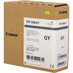 Cartus de cerneala Canon PFI-306GY Gray (6666B001, PFI306GY) pentru imagePROGRAF iPF8300 iPF8300S iPF8400 iPF8400S iPF8400SE IPF9400 IPF9400S