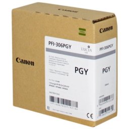 Cartus de cerneala Canon PFI-306PGY Photo Gray (6667B001, PFI306PGY) pentru imagePROGRAF iPF8300 iPF8300S iPF8400 iPF8400S iPF8400SE IPF9400 IPF9400S
