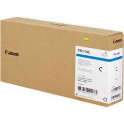 Cartus de cerneala Canon PFI-706C Cyan (6682B001, PFI706C) pentru imagePROGRAF iPF8300 iPF8300S iPF8400 iPF8400S iPF8400SE IPF9400 IPF9400S