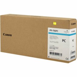Cartus de cerneala Canon PFI-706PC Photo Cyan (6685B001, PFI706PC) pentru imagePROGRAF iPF8300 iPF8300S iPF8400 iPF8400S iPF8400SE IPF9400 IPF9400S