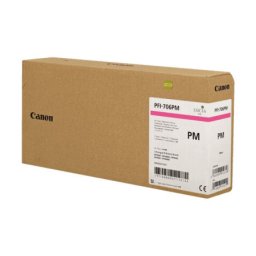 Cartus de cerneala Canon PFI-706PM Photo Magenta (6686B001, PFI706PM) pentru imagePROGRAF iPF8300 iPF8300S iPF8400 iPF8400S iPF8400SE IPF9400 IPF9400S