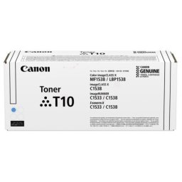 Cartus de toner (10K) Canon T10 Cyan (4565C001, CRGT10C) pentru i SENSYS X C1533 C1538 imageRUNNER (iR) C1533iF C1538iF