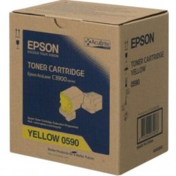 Cartus de toner (6K) Epson 0590 Yellow (C13S050590) pentru AcuLaser (AL) C3900DN C3900DTN C3900N C3900TN CX37DN CX37DNF CX37DTN CX37DTNF