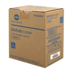Cartus de toner (5K) Konica Minolta TNP50C Cyan (A0X5454, TNP-50C) pentru BizHub C3100P