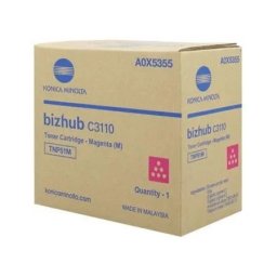 Cartus de toner (5K) Konica Minolta TNP51M Magenta (A0X5355, TNP-51M) pentru BizHub C3110